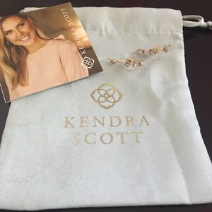 Kendra Scott Sutton Rose Gold Climbers